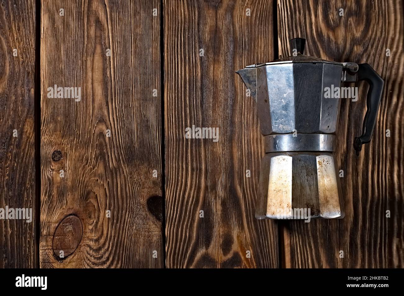 Old aluminium teapot hi-res stock photography and images - Alamy