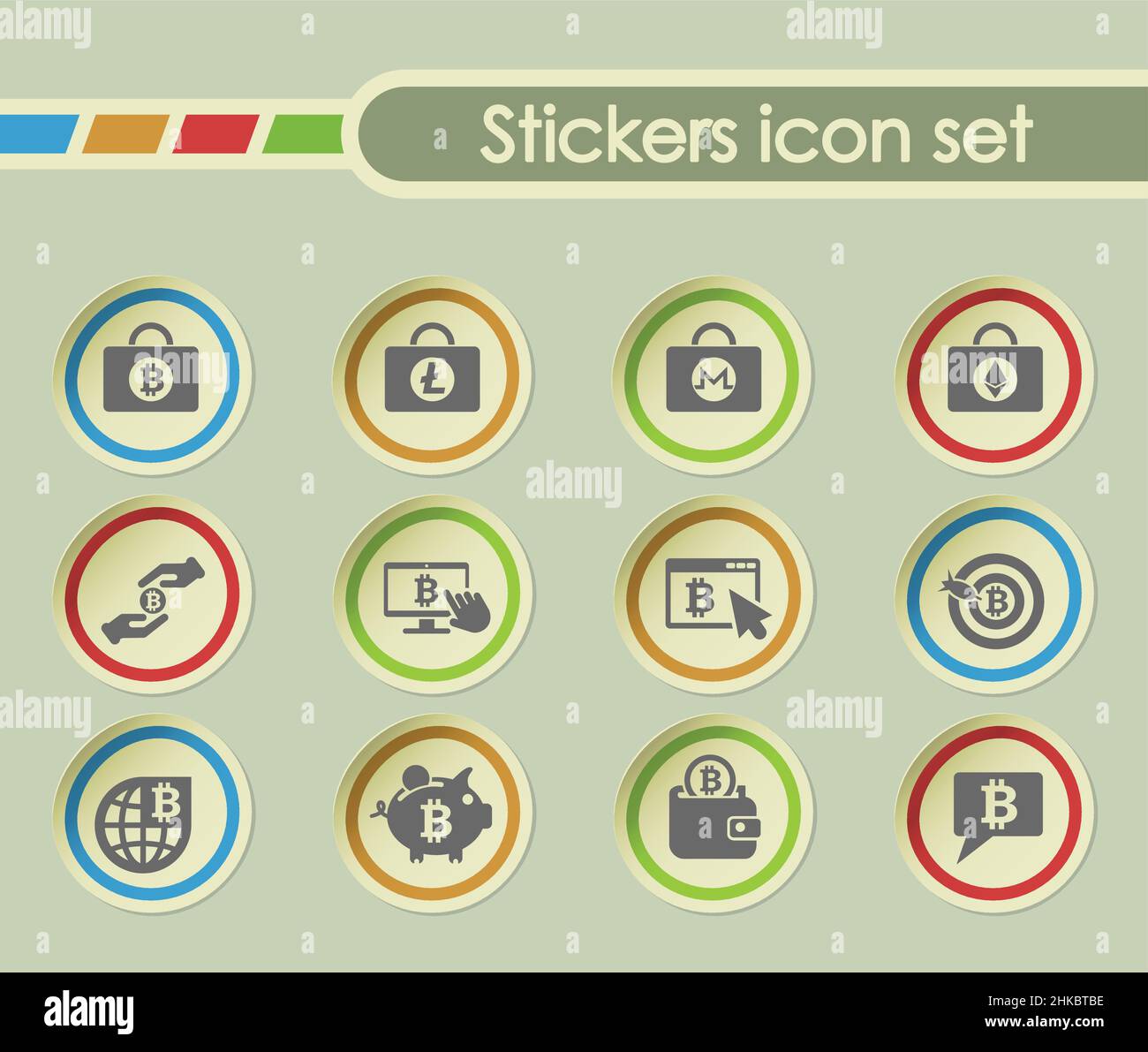 Accepted here stickers hi-res stock photography and images - Alamy