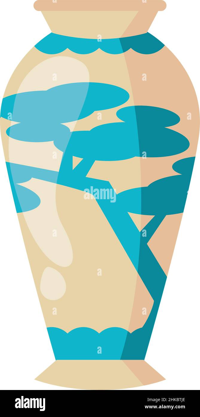 ceramic chinese vase Stock Vector Image & Art - Alamy