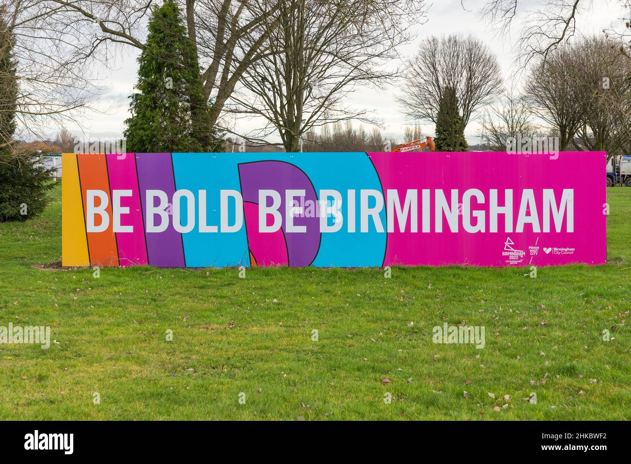 Construction of the Alexander Stadium in Perry Barr, Birmingham for the