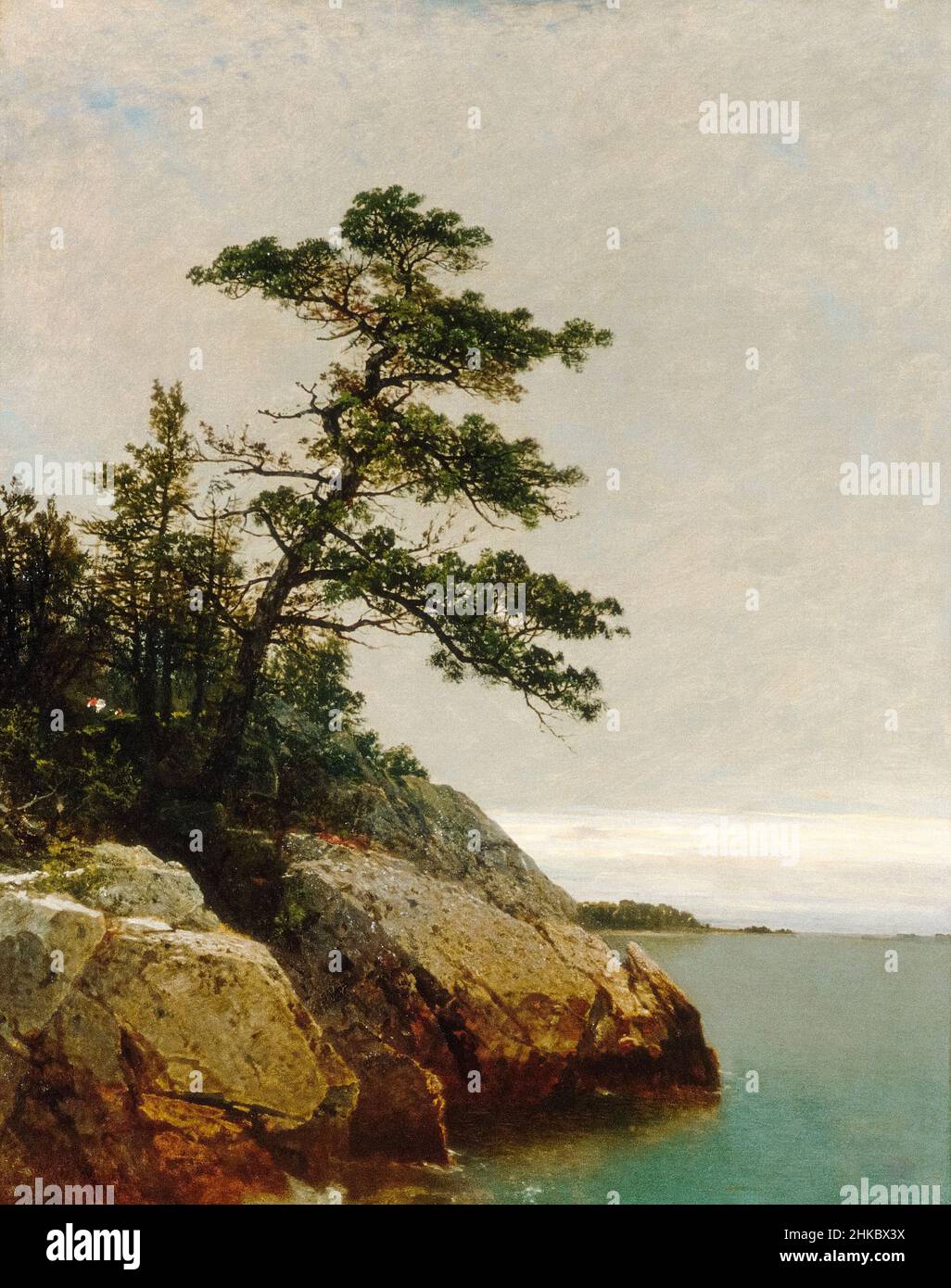 The Old Pine, Darien, Connecticut, landscape painting by John Frederick