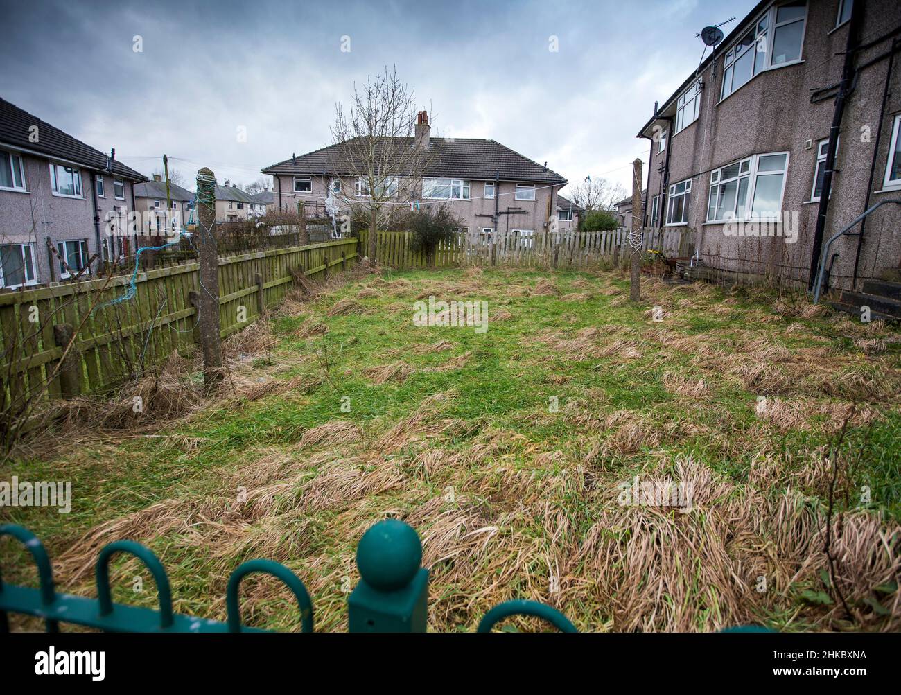 Queensbury, UK. 3rd Feb, 2022. The Hillcrest housing estate in