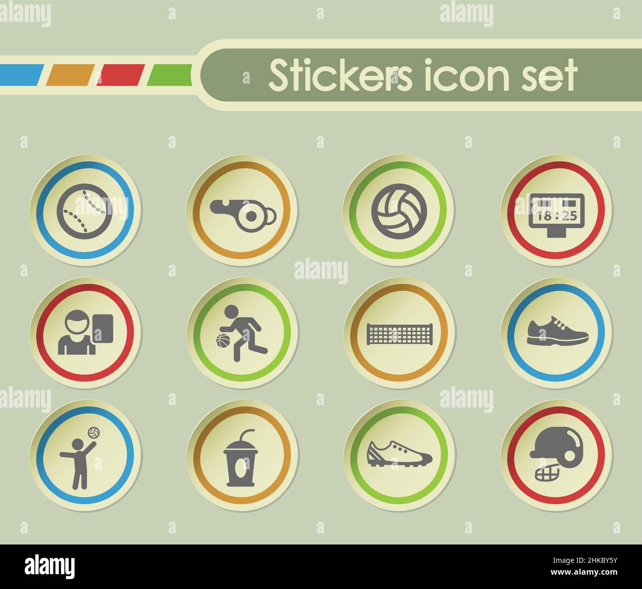 Baseball stickers Stock Vector Images - Alamy