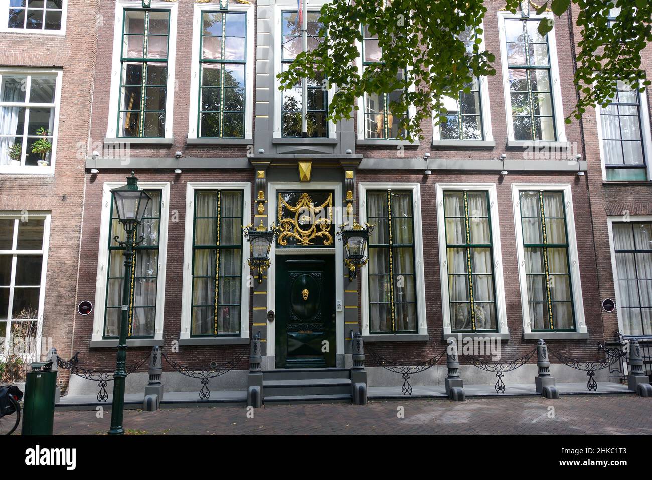 Typical house facade in the old town ZIERIKZEE on Zeeland / Netherlands