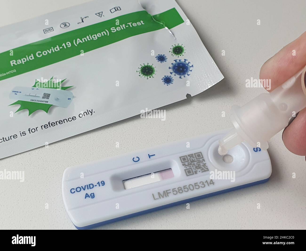 Rapid covid 19 antigen self test hi-res stock photography and images ...