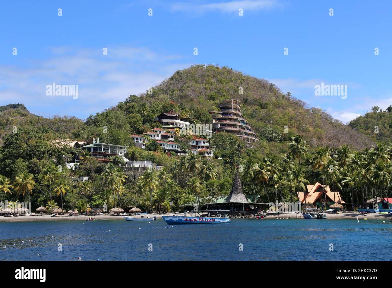 Anse Chastanet Beach Resort and Jade Mountain, Soufrière, Saint Lucia,  Windward Islands, Lesser Antilles, West Indies, Caribbean Sea, Central  America Stock Photo - Alamy