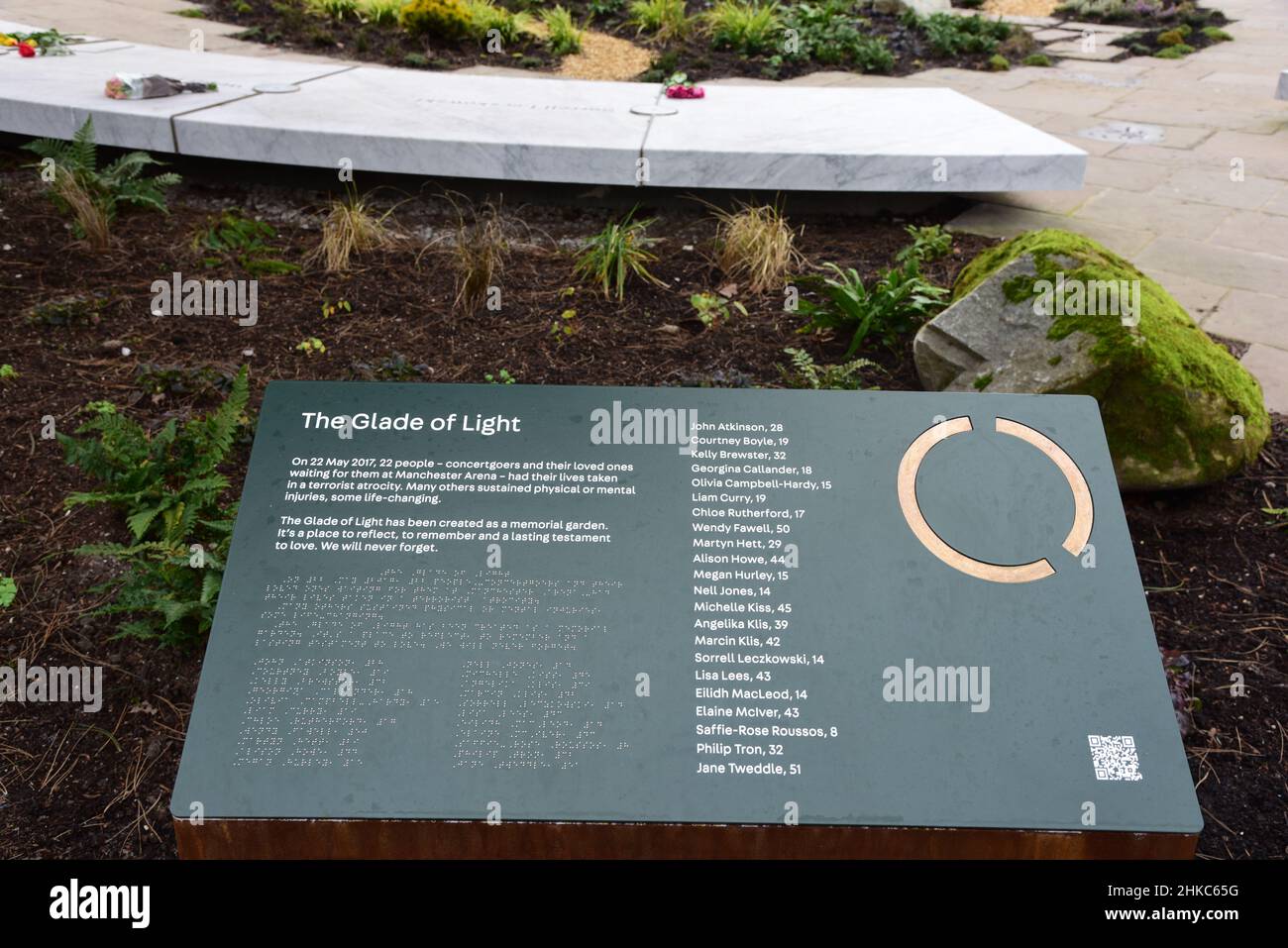 Glade of Light Memorial Garden Stock Photo Alamy