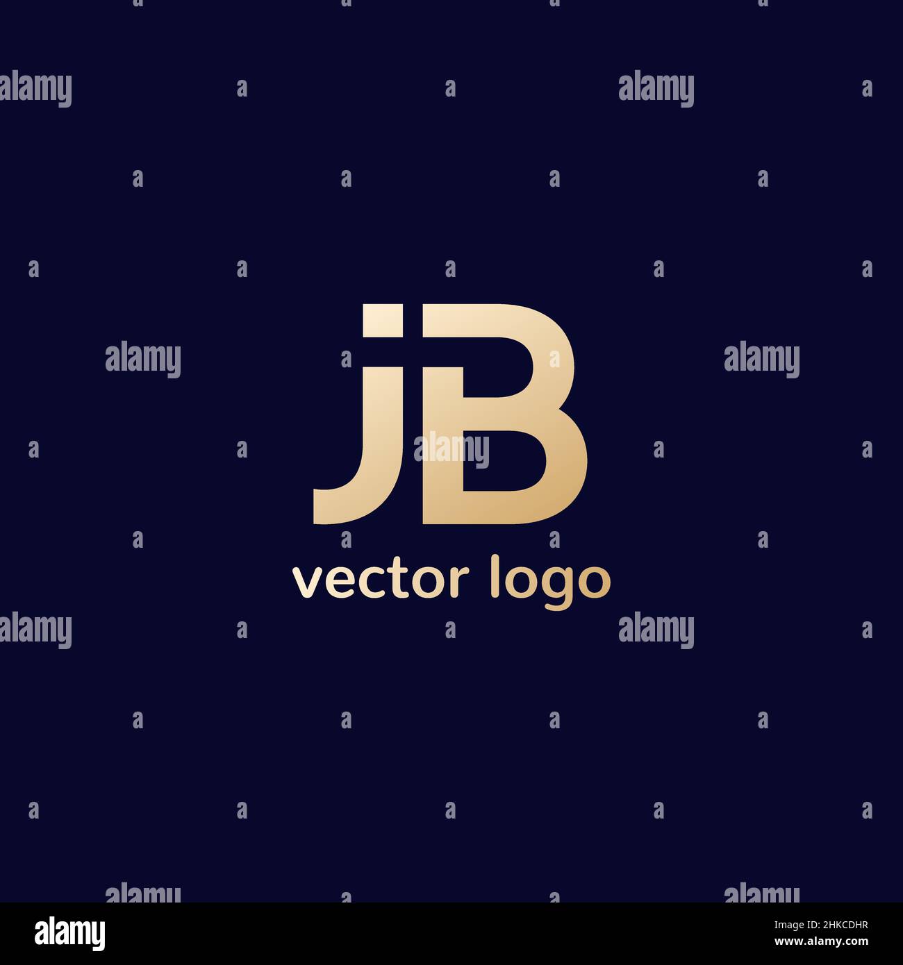 Jb Vector Letters JB logo design, vector letters Stock Vector Image & Art - Alamy