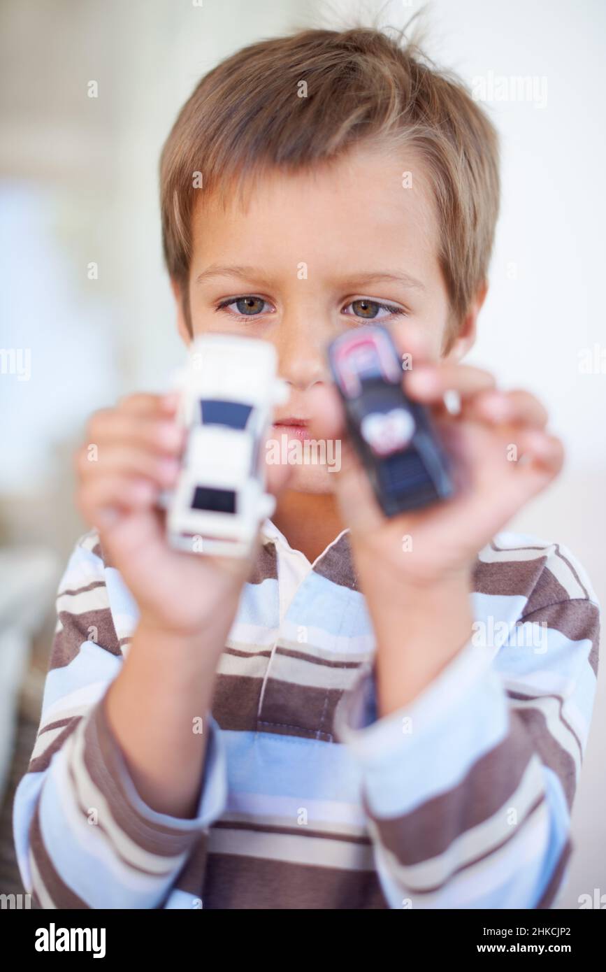 Big car little car hi-res stock photography and images - Alamy