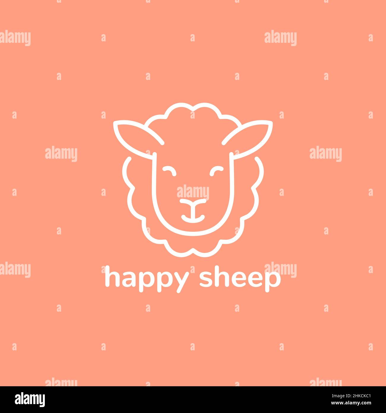 Sheep line icon, vector design Stock Vector Image & Art - Alamy