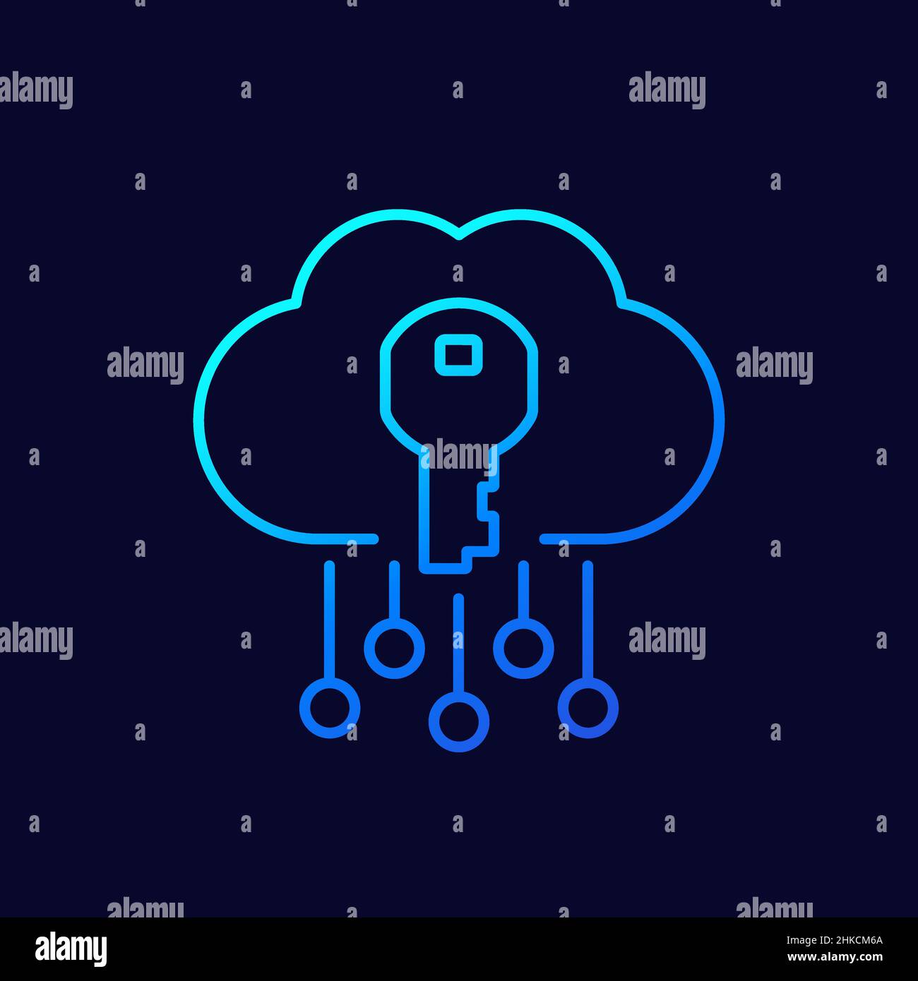 Cybersecurity lock key access Stock Vector Images - Alamy
