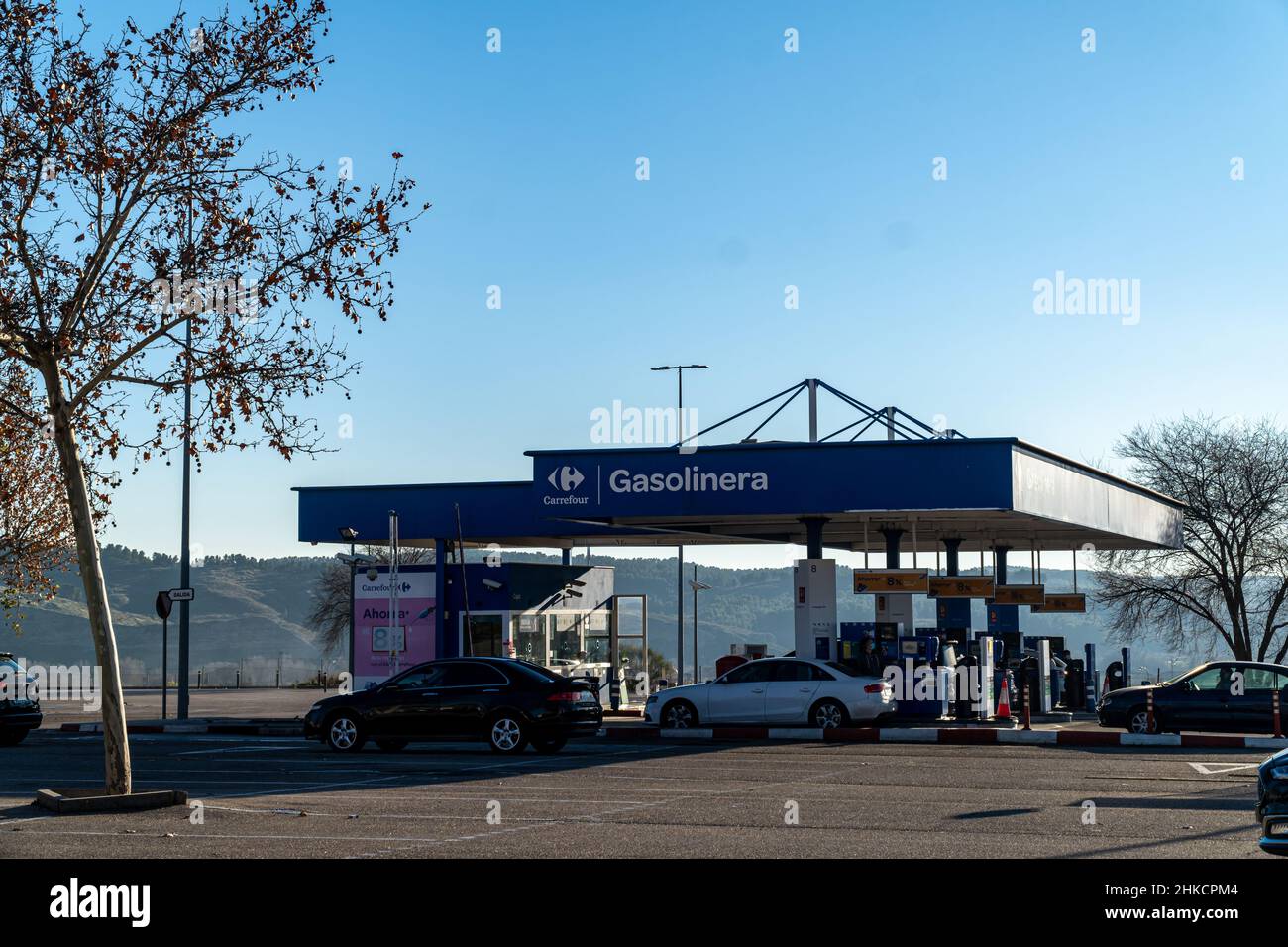 Carrefour gas station hires stock photography and images Alamy