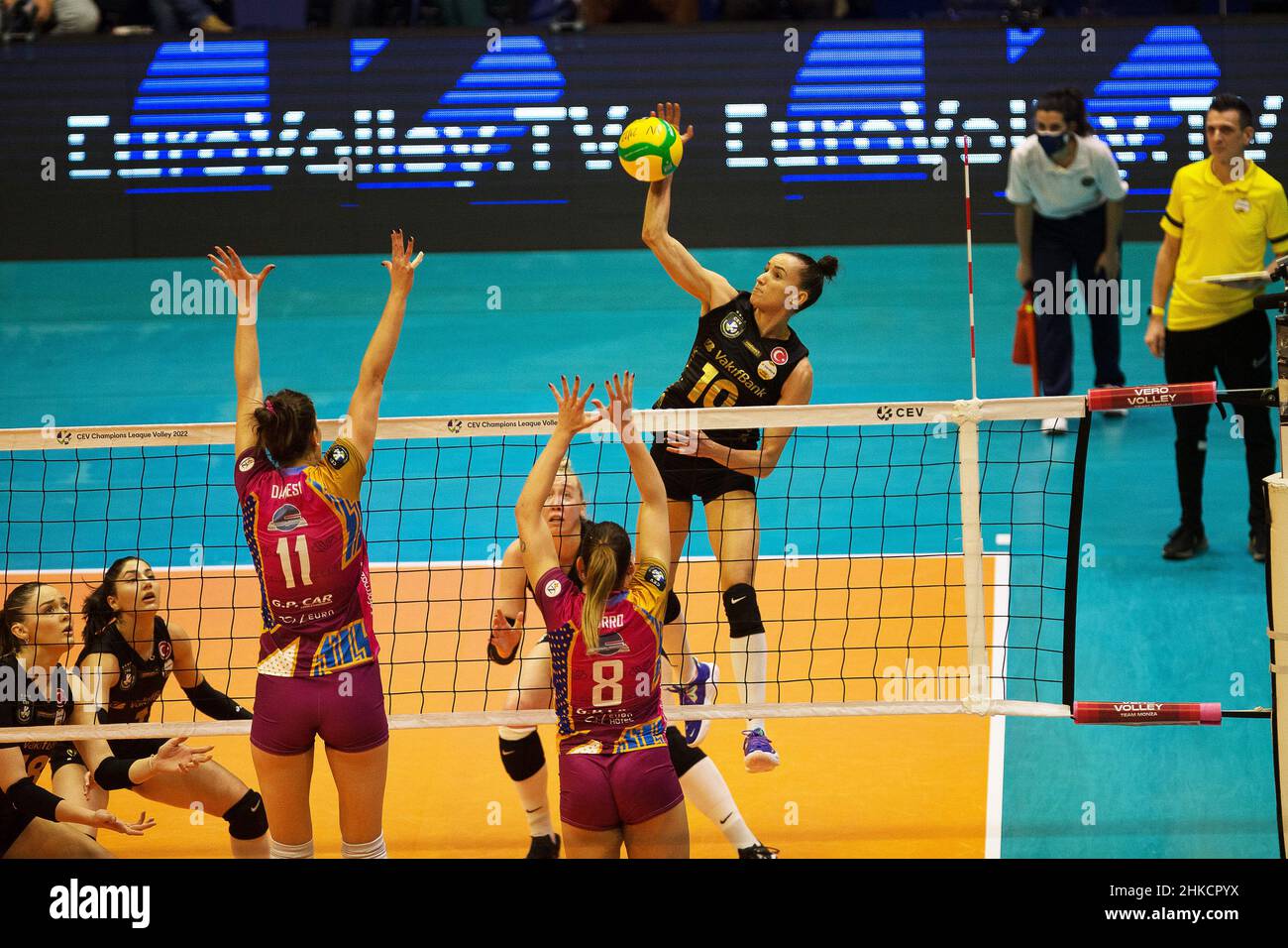 Arena di Monza, Monza, Italy, February 03, 2022, Spike of Gabriela