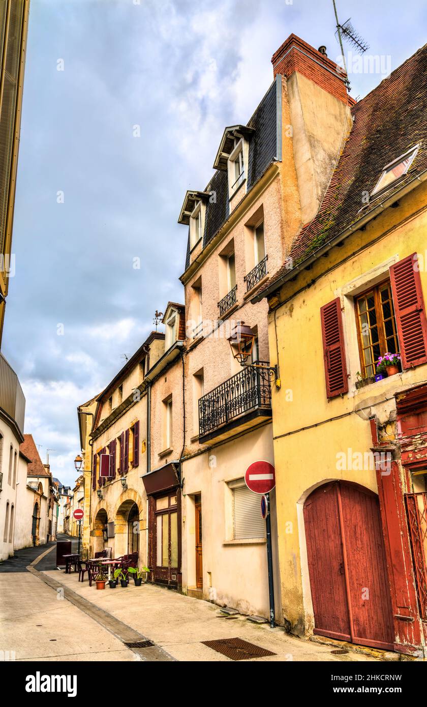 French architecture in Montlucon, France Stock Photo
