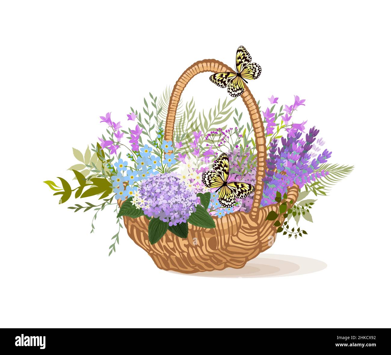 Vintage Flower Basket Photo Sculpture | Zazzle