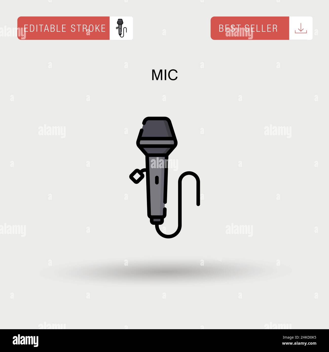 Mic stand Stock Vector Images Alamy