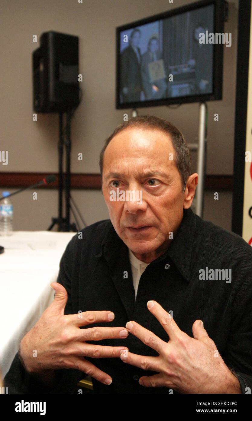 ISTANBUL, TURKEY - NOVEMBER 28: Famous Canadian singer, songwriter, and actor Paul Anka portrait on November 28, 2007 in Istanbul, Turkey. Stock Photo