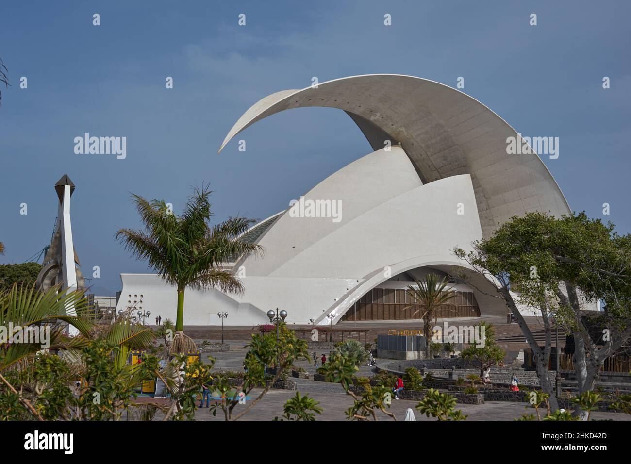 Konzerthalle Auditorio de Tenerife,Santa Cruz de Tenerife, Teneriffa, Kanarische Inseln, Spanien Stock Photo