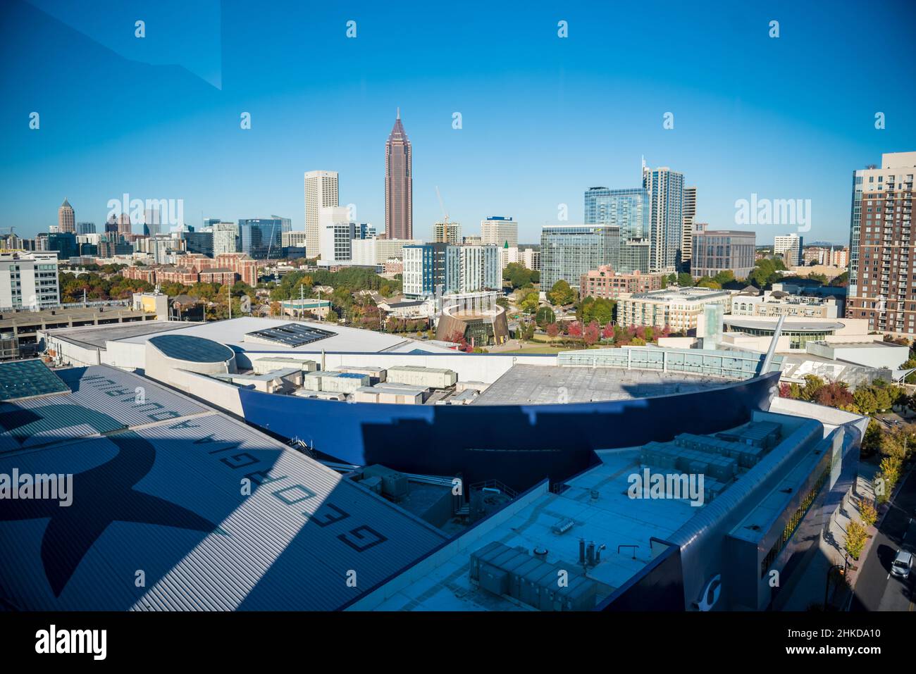 Ventanas wedding venue rooftop view in Atlanta, GA Stock Photo Alamy