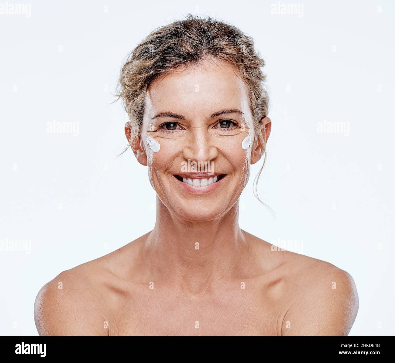 Mature glowing skin hi-res stock photography and images - Alamy