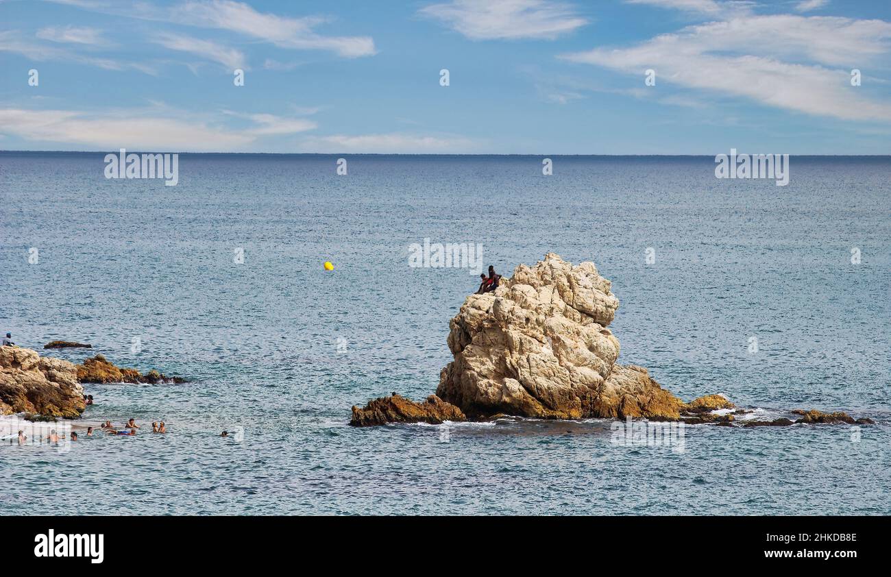 The beautiful coves of Sant Pol de Mar the smallest and most ...