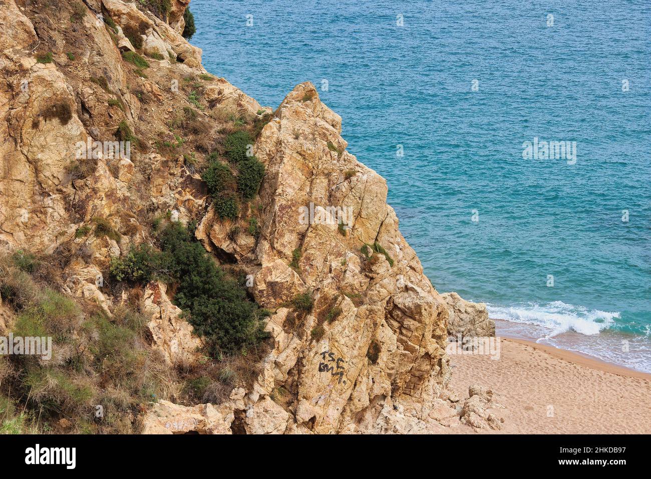 The beautiful coves of Sant Pol de Mar the smallest and most ...