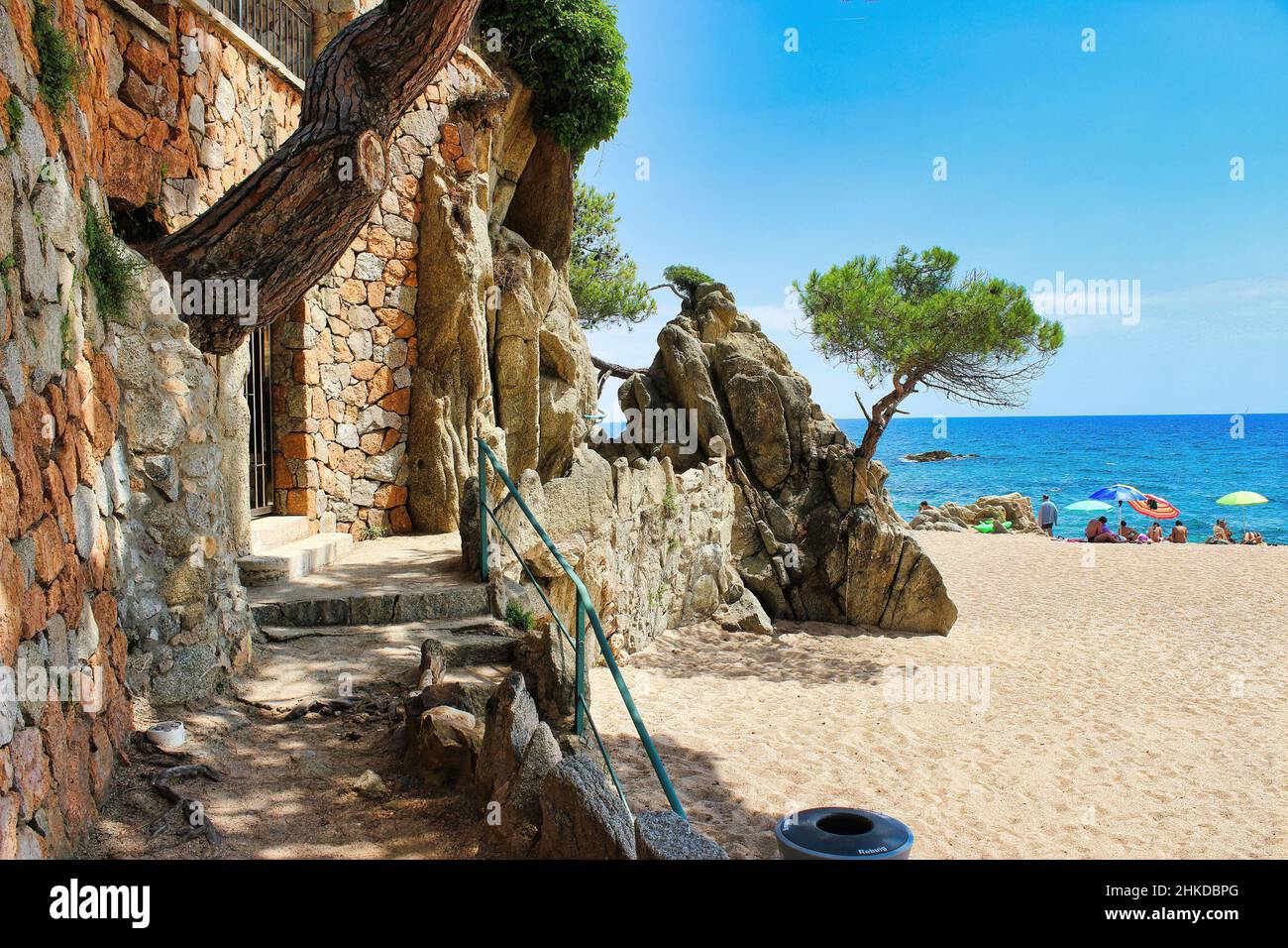 The beautiful town of Platja d'Aro (Girona) one of the most popular ...