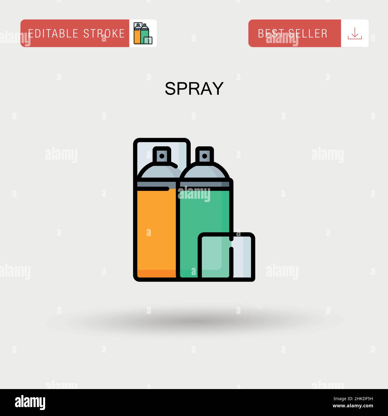 Spray Simple vector icon Stock Vector Image & Art - Alamy
