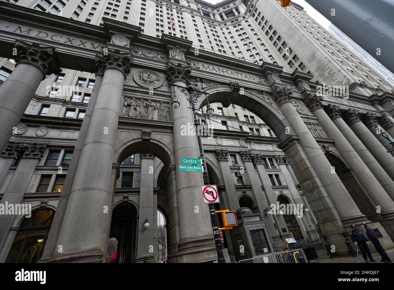 New York, United States. 03rd Feb, 2022. View of NYPD Police ...