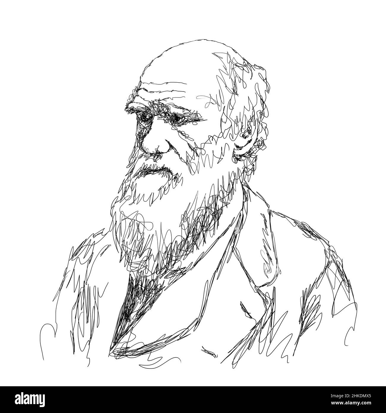 Charles darwin portrait hires stock photography and images Alamy
