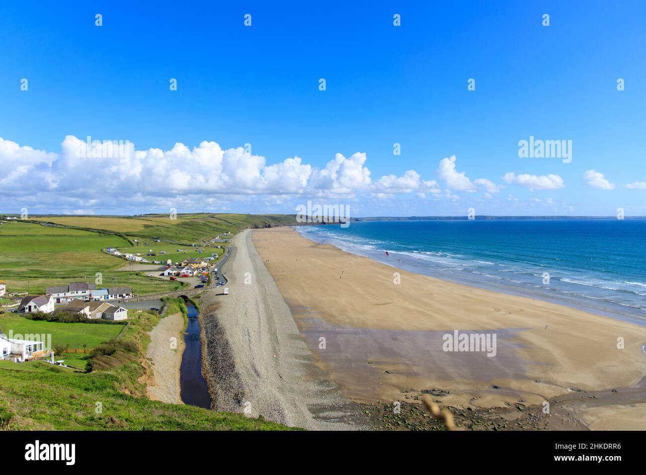Newgale Beach in Pembrokeshire, Wales Stock Photo Alamy
