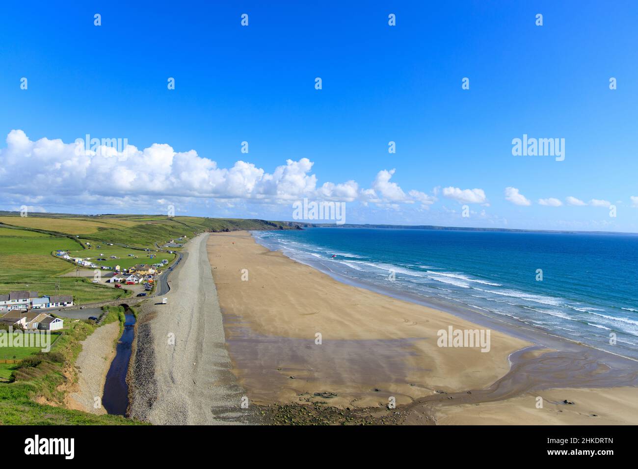 Newgale Beach in Pembrokeshire, Wales Stock Photo - Alamy