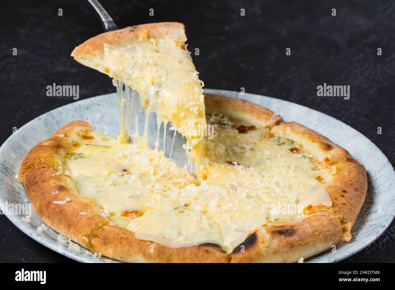 Pizza Cheese Stretch High Resolution Stock Photography And Images Alamy