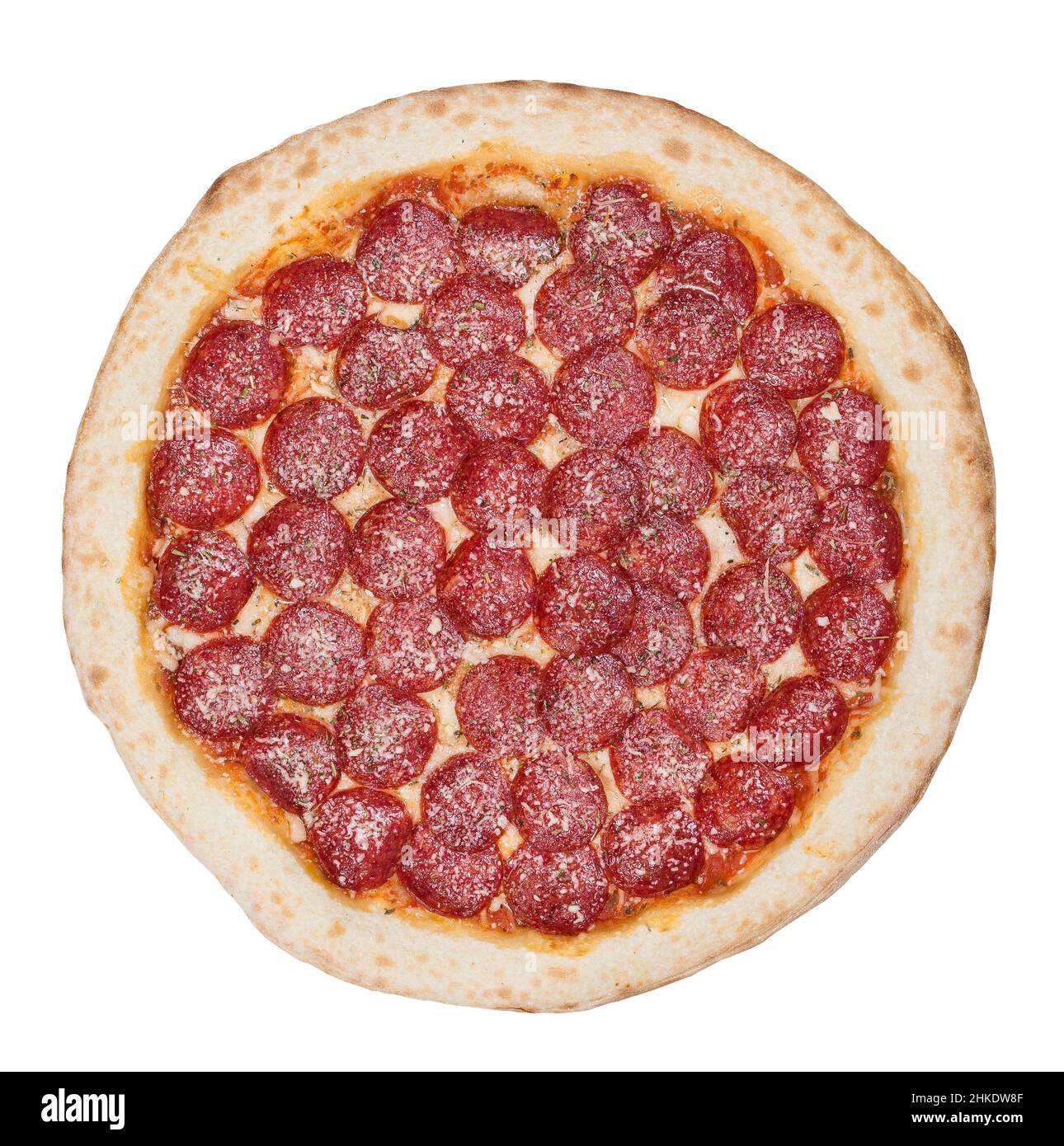Slice Of Fresh Italian Classic Original Pepperoni Pizza Isolated
