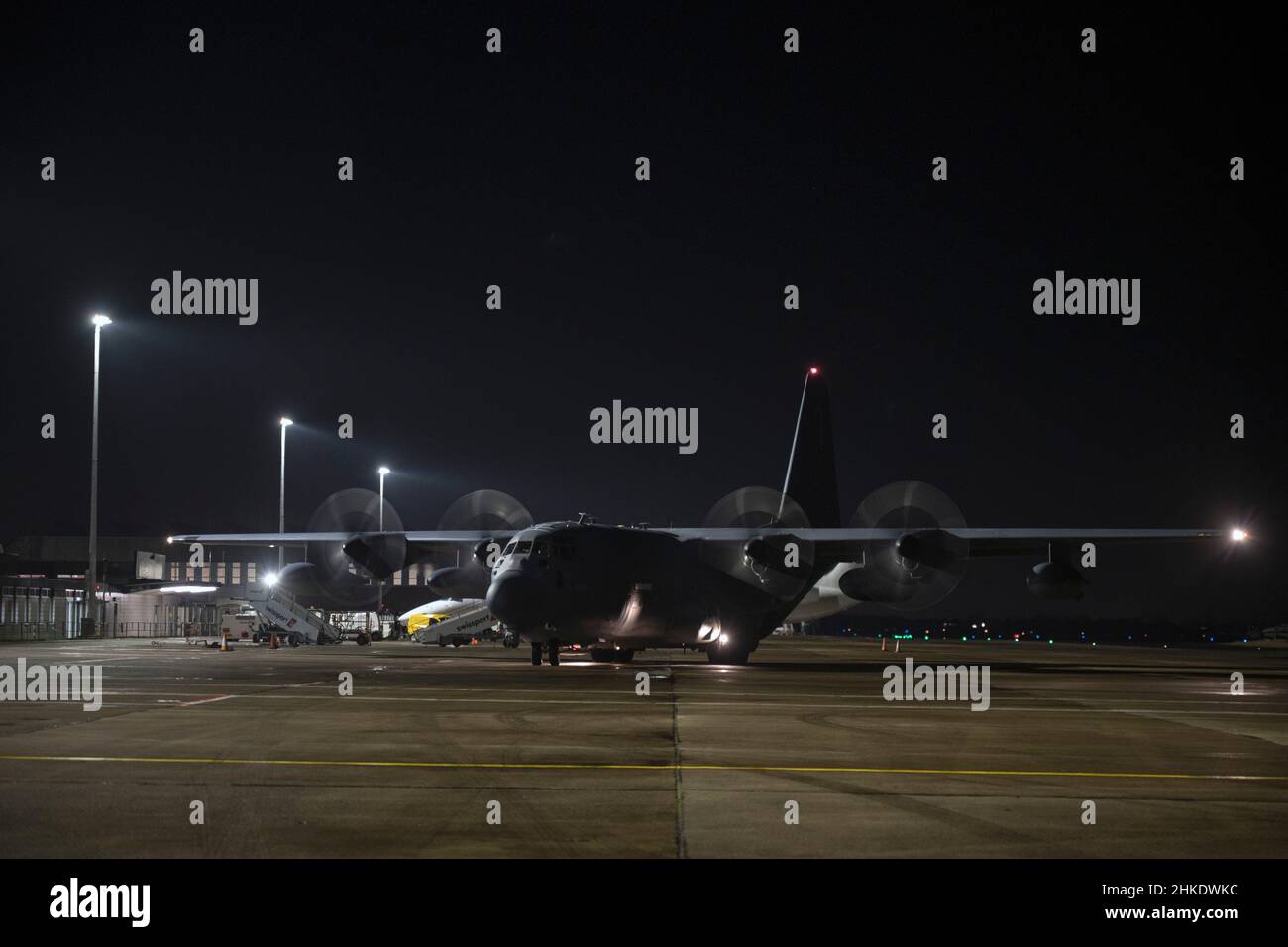 A U.S. Air Force MC-130J Commando II assigned to the 67th Special ...