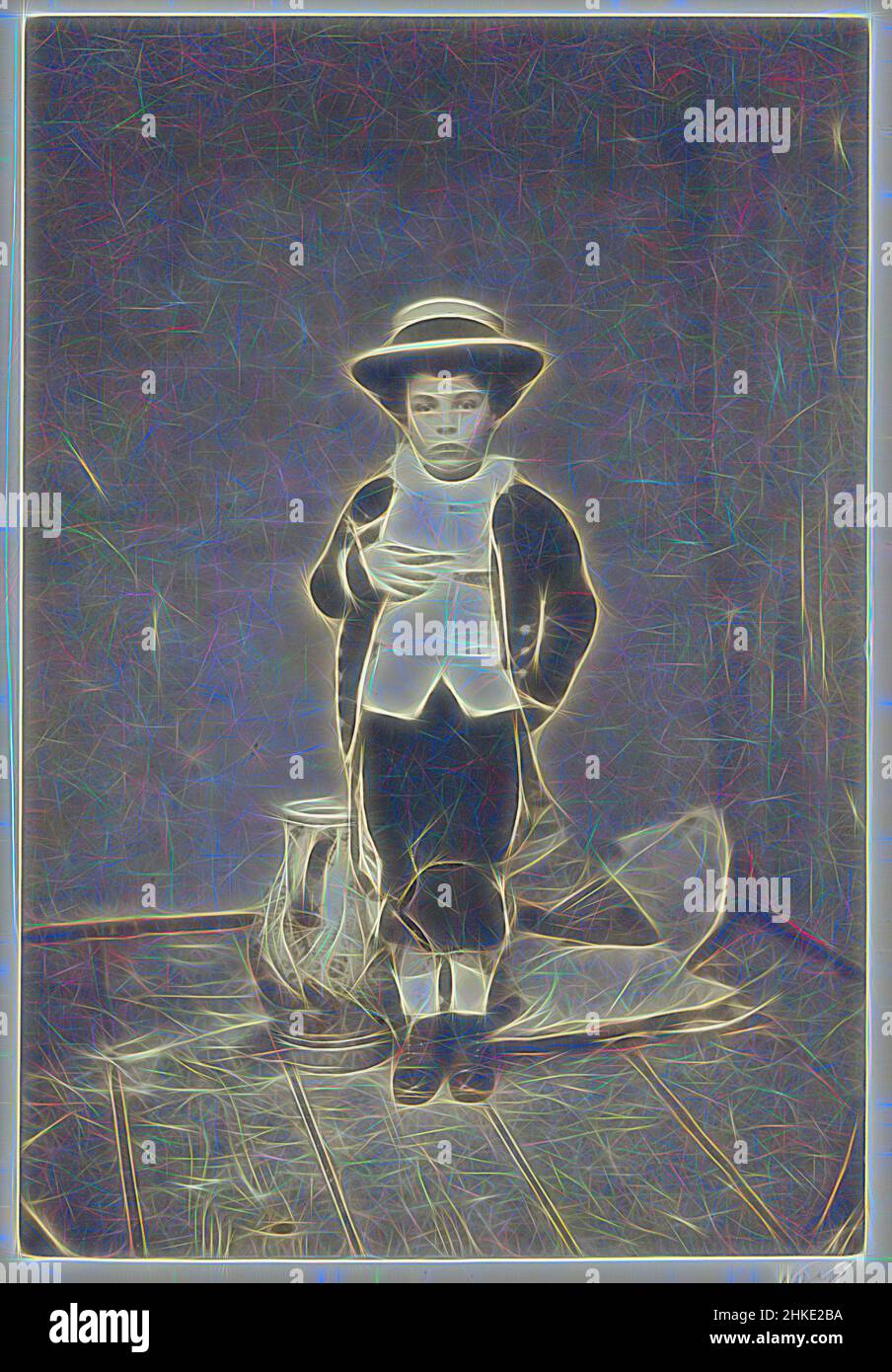 Inspired by Portrait of Lodewijk Asser, Eduard Isaac Asser, Amsterdam, 1856, paper, salted paper print, height 180 mm × width 123 mm, Reimagined by Artotop. Classic art reinvented with a modern twist. Design of warm cheerful glowing of brightness and light ray radiance. Photography inspired by surrealism and futurism, embracing dynamic energy of modern technology, movement, speed and revolutionize culture Stock Photo