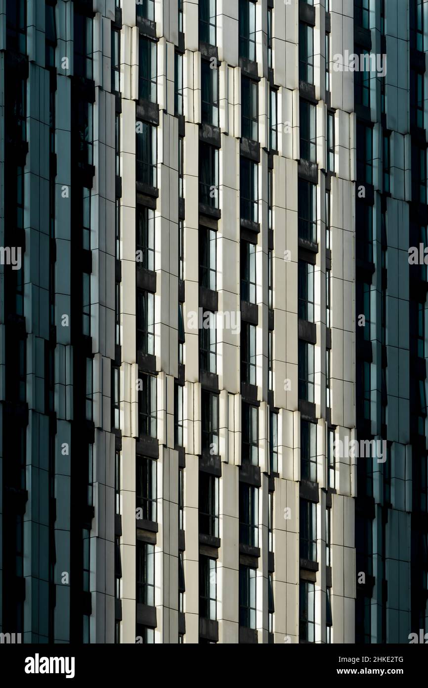 Vertical shot of a skyscraper facade in the daytime Stock Photo - Alamy