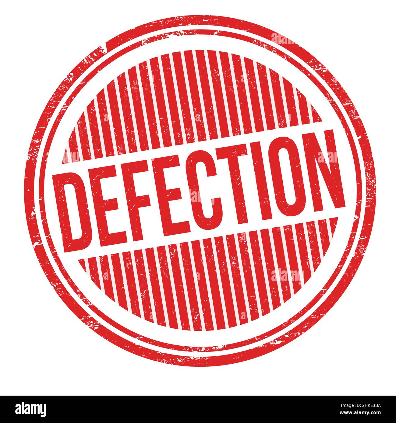 Defection grunge rubber stamp on white background, vector illustration Stock Vector