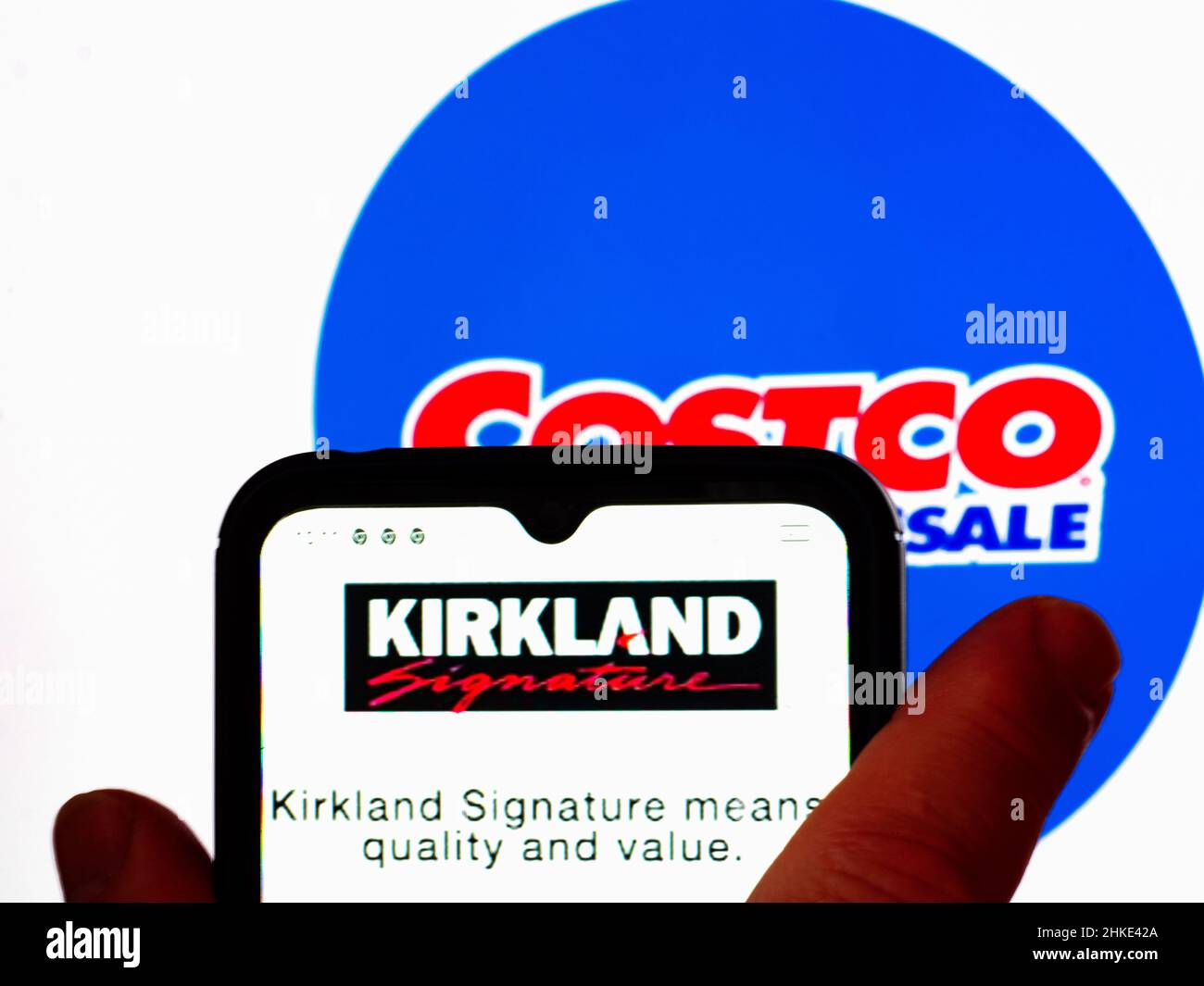 Kirkland signature brand hi-res stock photography and images - Alamy