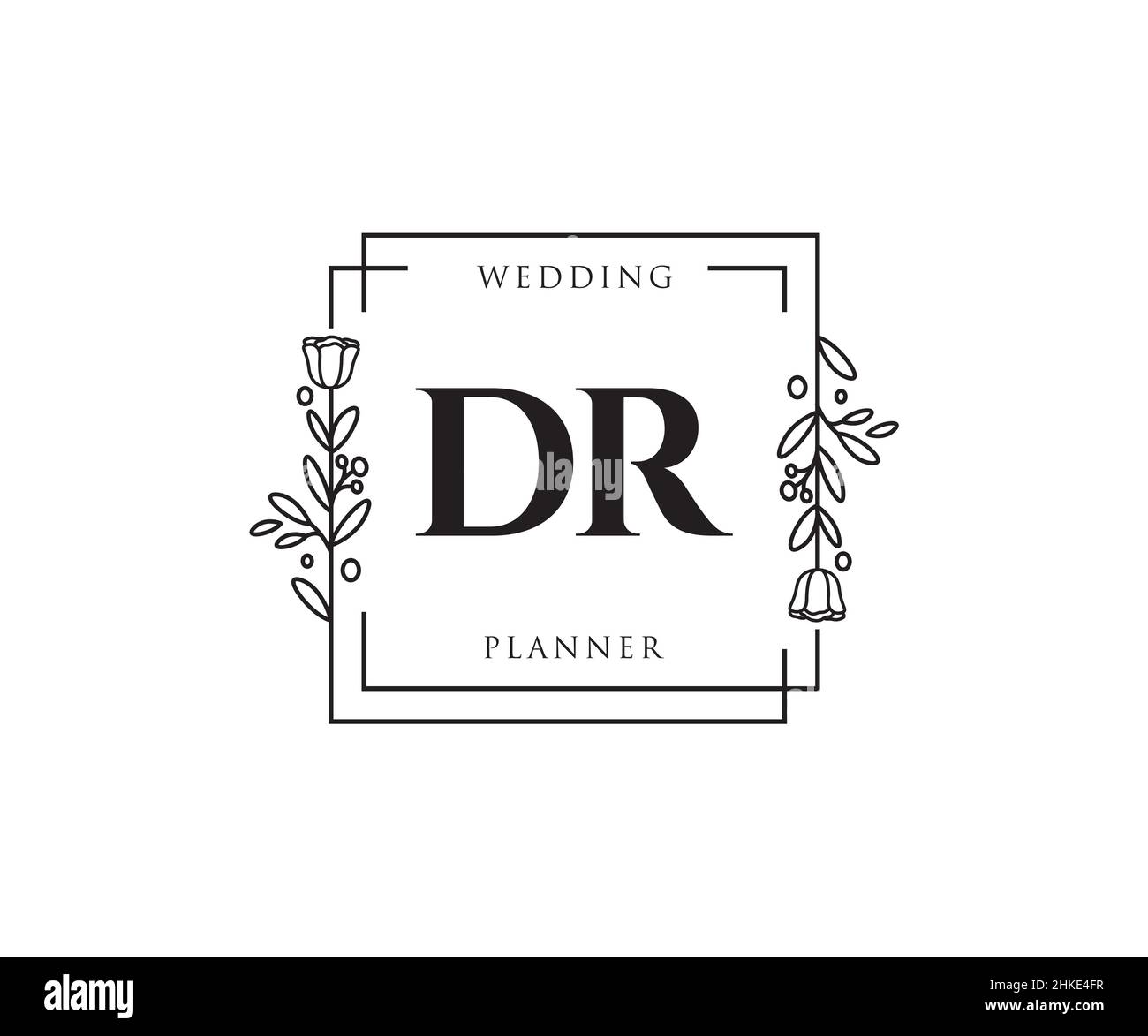 DR feminine logo. Usable for Nature, Salon, Spa, Cosmetic and Beauty ...