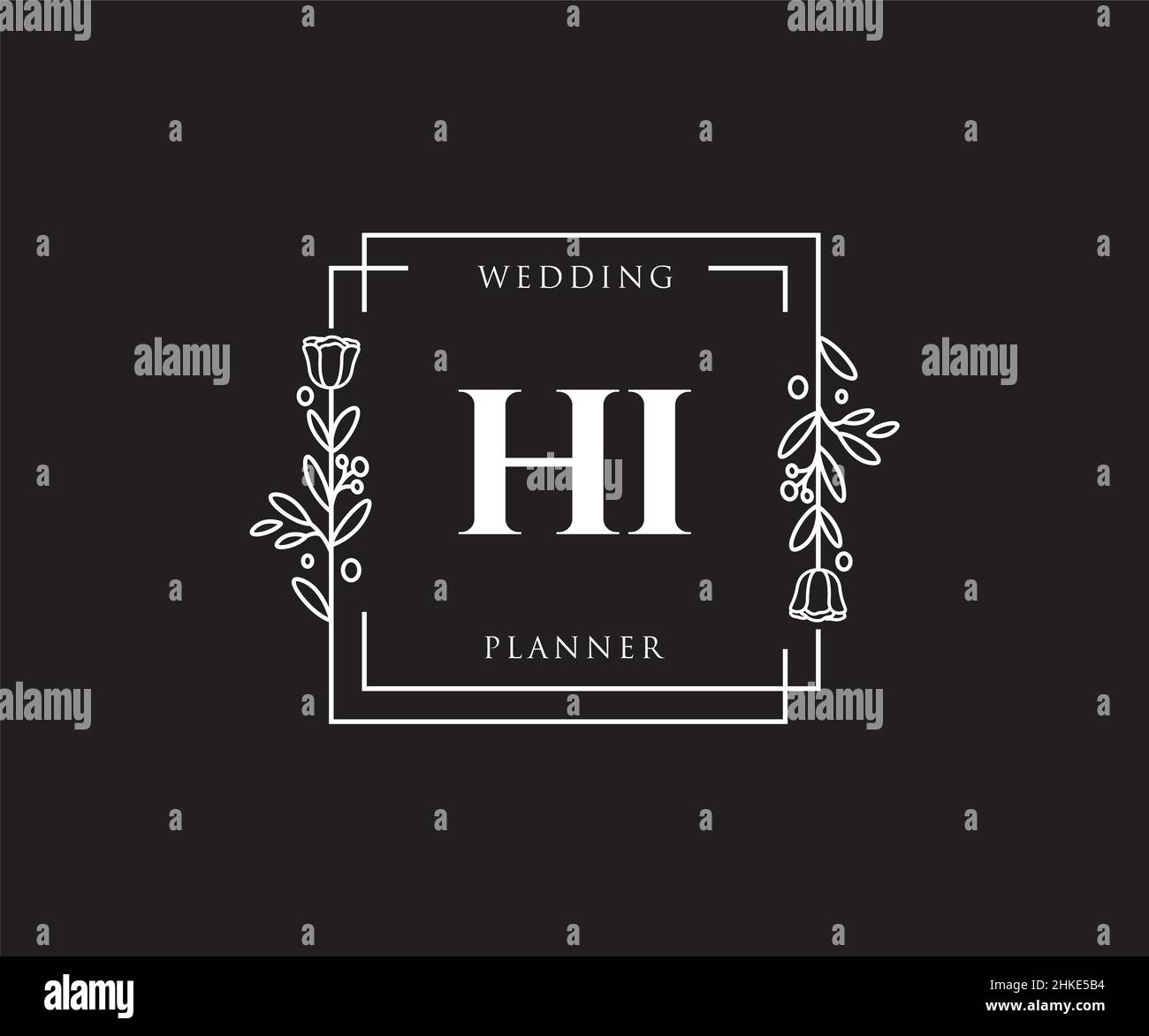 Frame design hi Stock Vector Images - Alamy