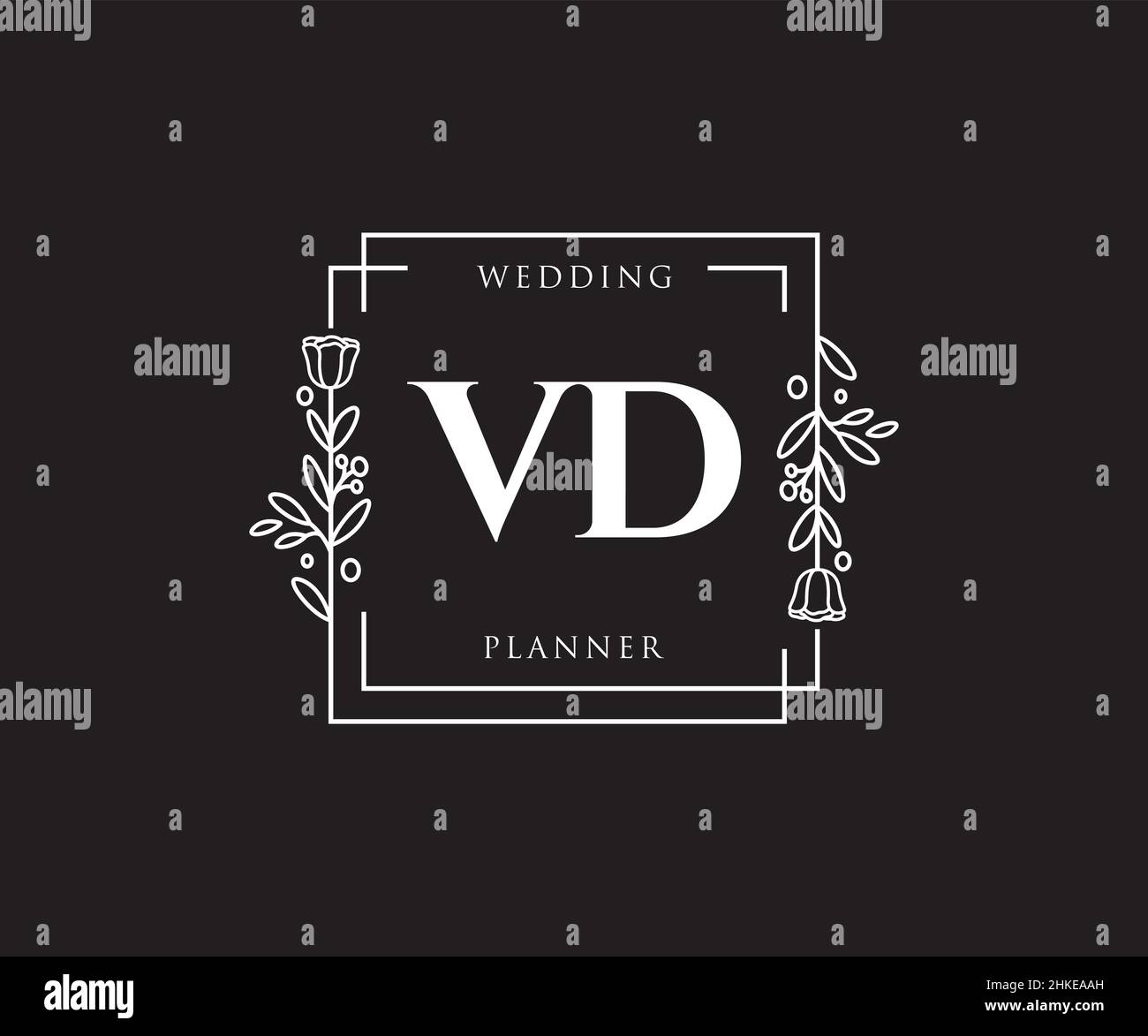 VD feminine logo. Usable for Nature, Salon, Spa, Cosmetic and Beauty ...