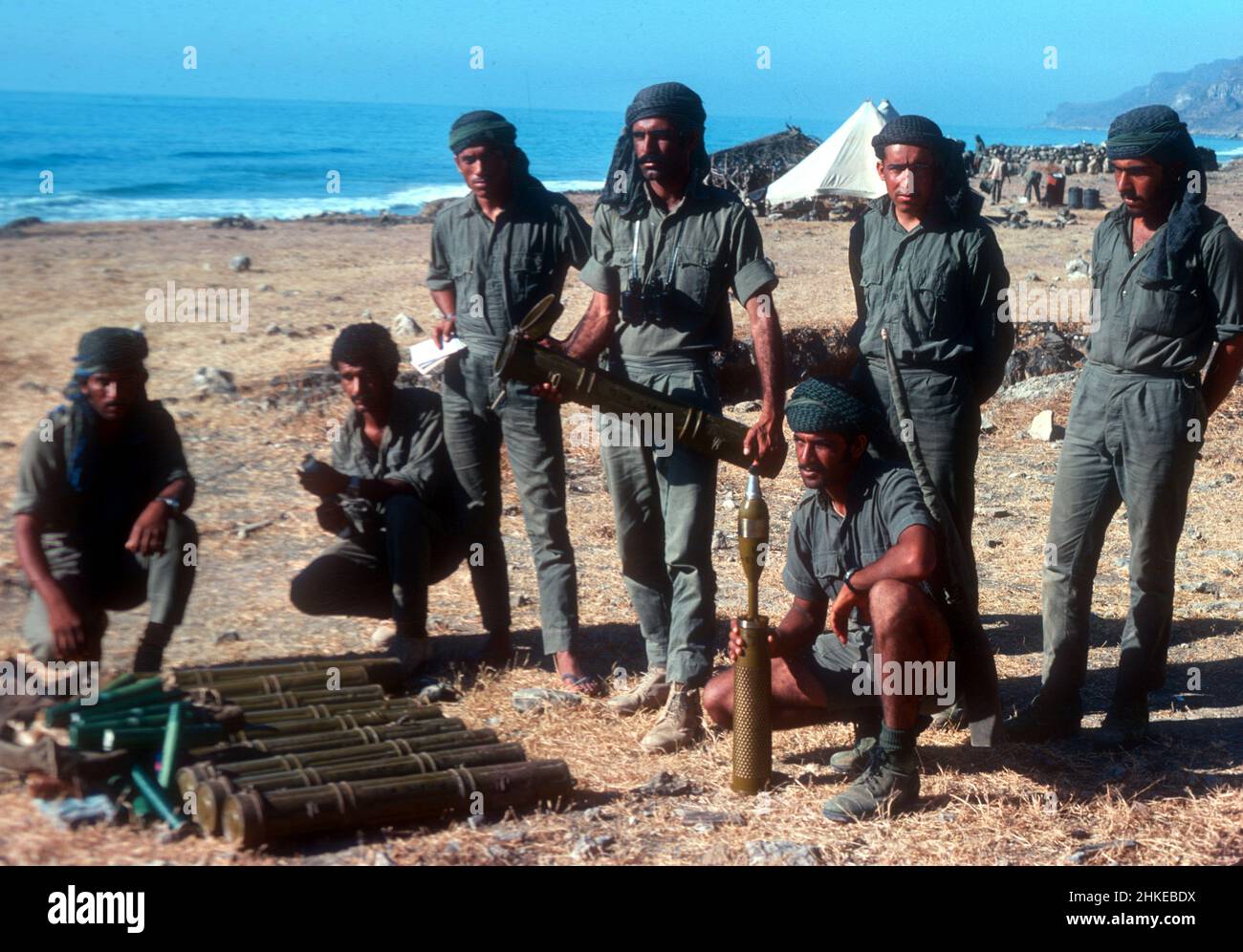 Baluch soldiers of the SAF Frontier Force, Dhofar rebellion 1975, Oman