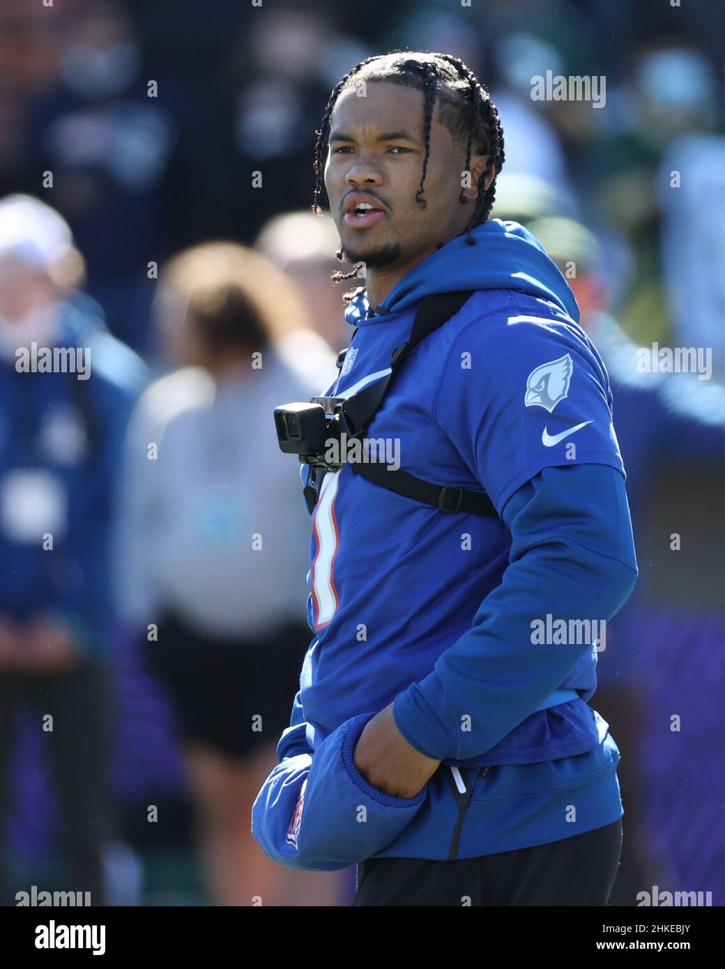 February 3, 2022 Arizona Cardinals quarterback Kyler Murray (1) during