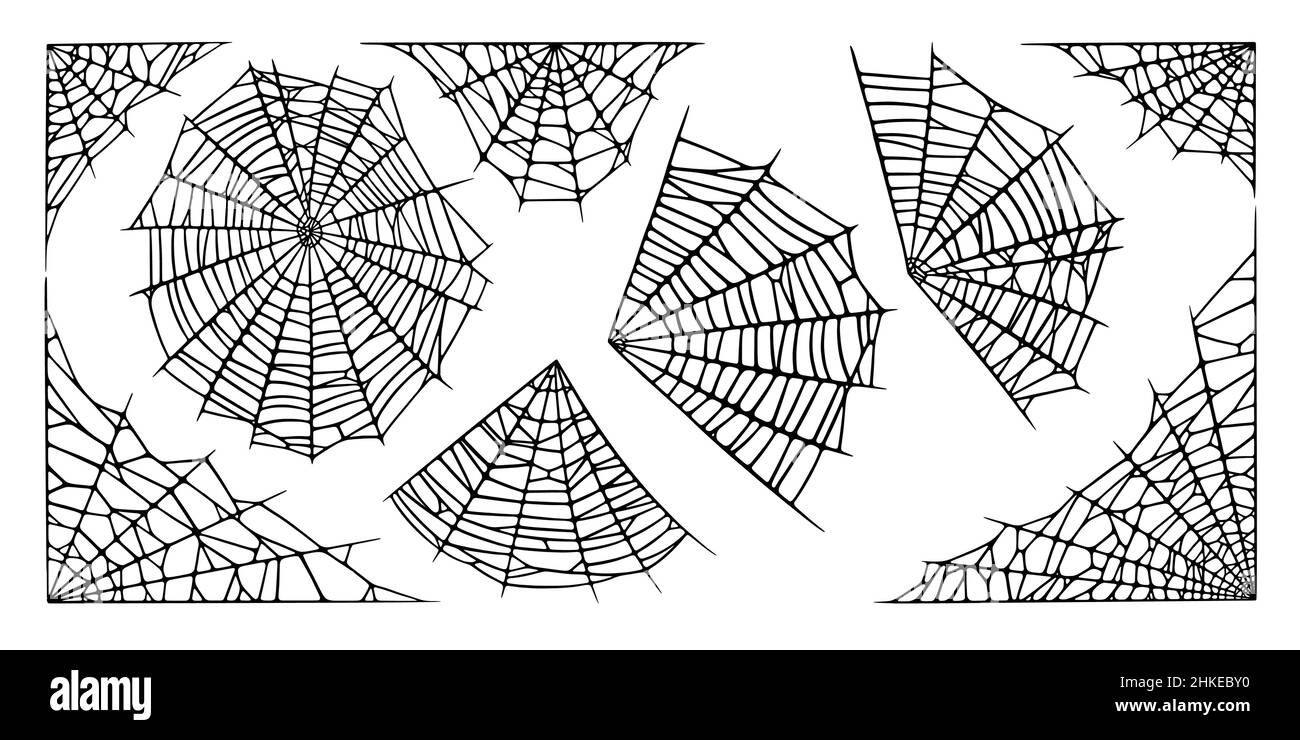 Cobweb cobwebs spider web Stock Vector Images Page 2 Alamy