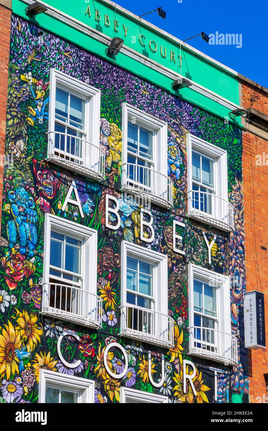 Abbey Court Hostel, Bachelors Walk, Dublin City, County Dublin, Ireland Stock Photo