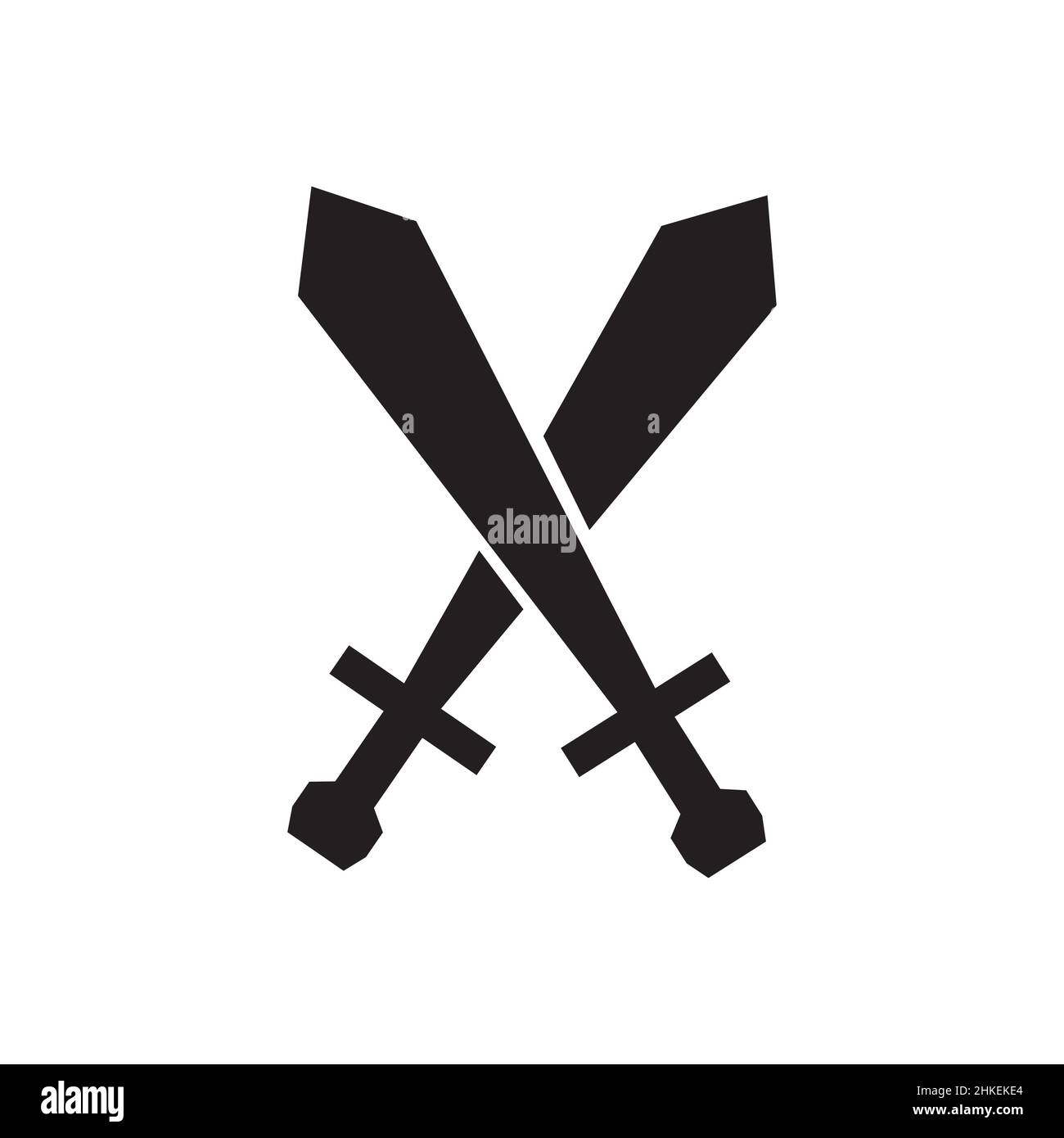 Crossed Swords Vector Art & Graphics