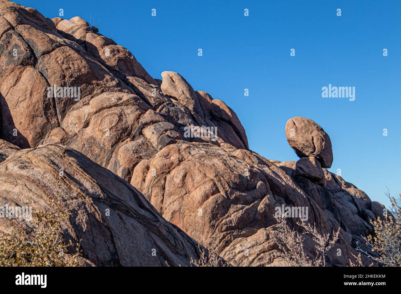 Landscape view of the boulderbalancing. Prescott Valley, Arizona Stock ...