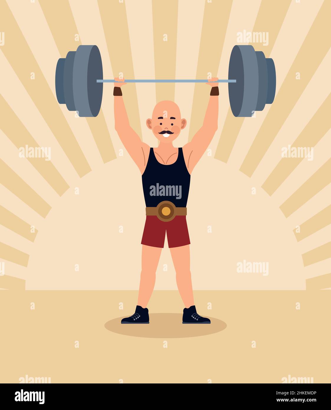 circus strongman scene Stock Vector Image & Art - Alamy