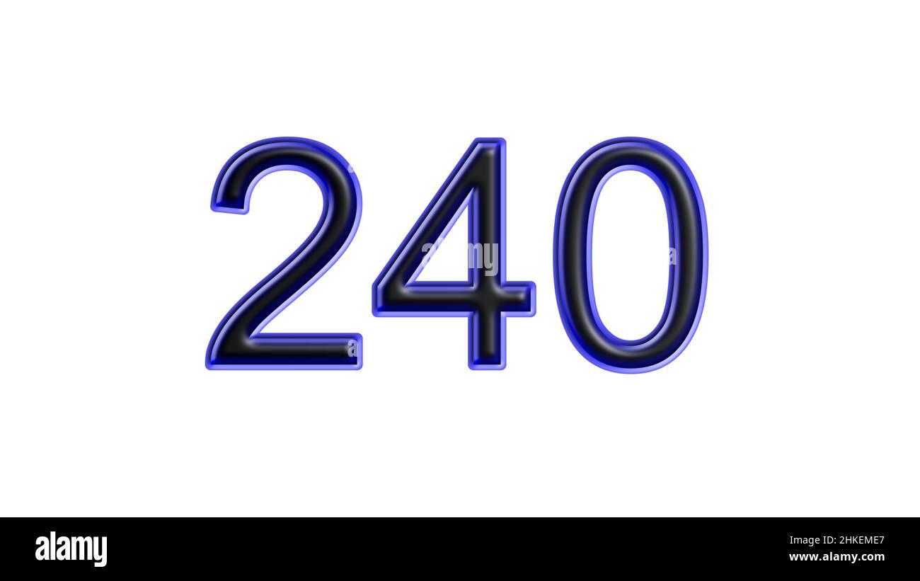 3d-number-240-cut-out-stock-images-pictures-alamy